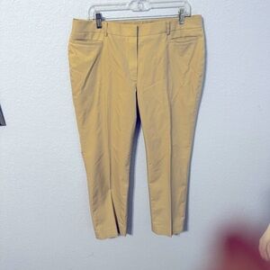 Brooks Brothers “346” Natalie Fit Women’s Khaki Straight Leg Cotton Trouser Pant